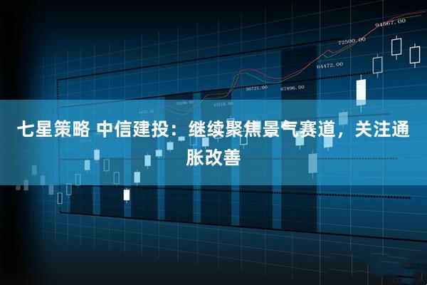 七星策略 中信建投：继续聚焦景气赛道，关注通胀改善