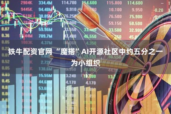铁牛配资官网 “魔搭”AI开源社区中约五分之一为小组织