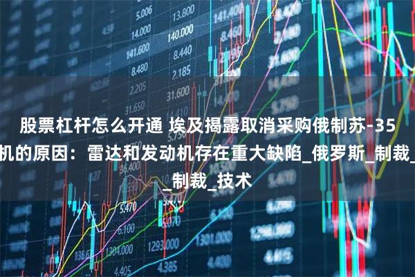 股票杠杆怎么开通 埃及揭露取消采购俄制苏-35战斗机的原因：雷达和发动机存在重大缺陷_俄罗斯_制裁_技术